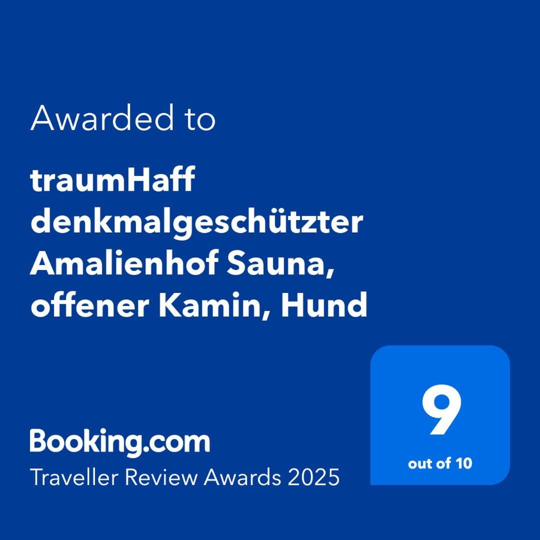 Traumhaff Denkmalgeschuetzter Amalienhof Sauna, Offener Kamin, Hund Ahlbeck  Exterior foto
